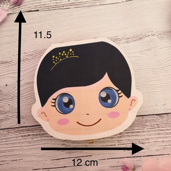 Tooth holder for tooth fairy Kids WoodenTooth Box - Picture 3 of 6